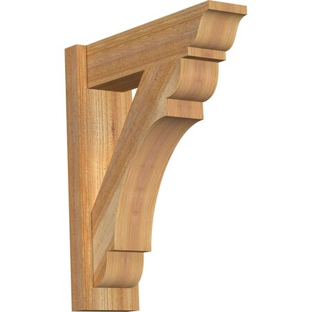 Ekena Millwork Olympic Rough Sawn Traditional Outlooker, Western Red Cedar, 6"W x 20"D x 24"H OUT06X20X24OLY01RWR